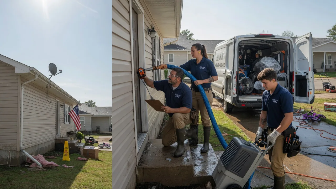 Ceiling Water Damage Restoration in Trenton, ND near me